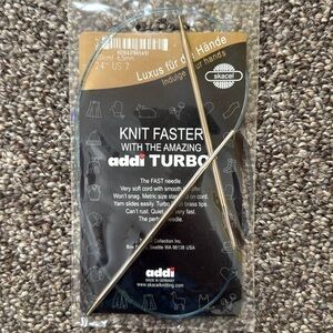 addi Turbo Circular Knitting Needle 24"